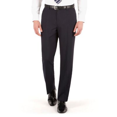 The Collection Navy plain regular fit suit trouser